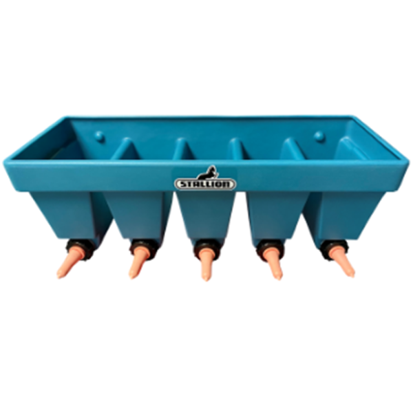 Stallion MM5 MEGA Compartmentalised Feeder 5 Teat