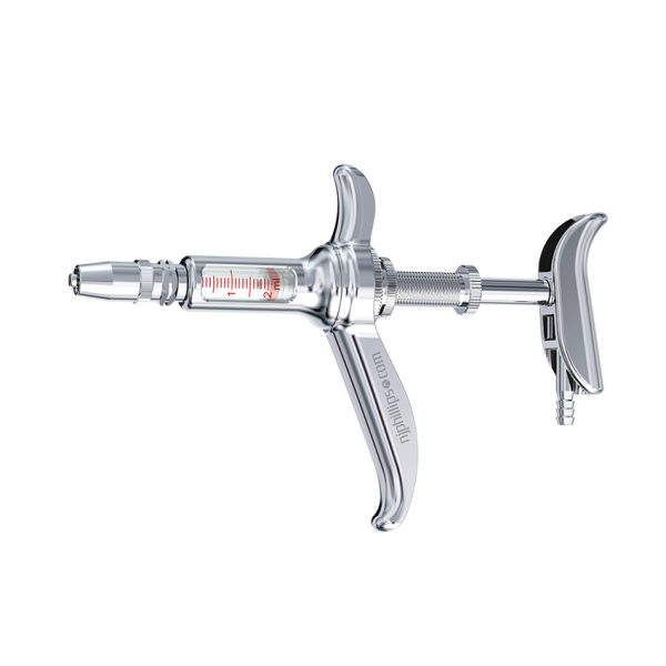 Phillips 2ml Stainless Steel Tube Fed Injector, Variable Dose c/w Tubing