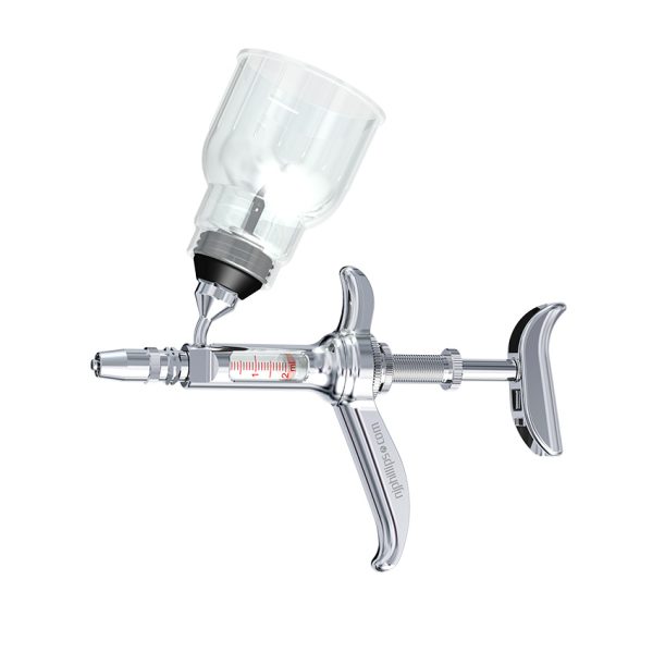 Philips 5ml Stainless Steel Bottle Mount Injector, Variable Dose c/w Shroud & 3 caps