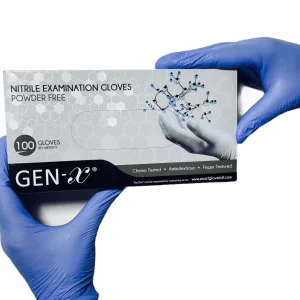 Gen-X Blue Nitrile Gloves